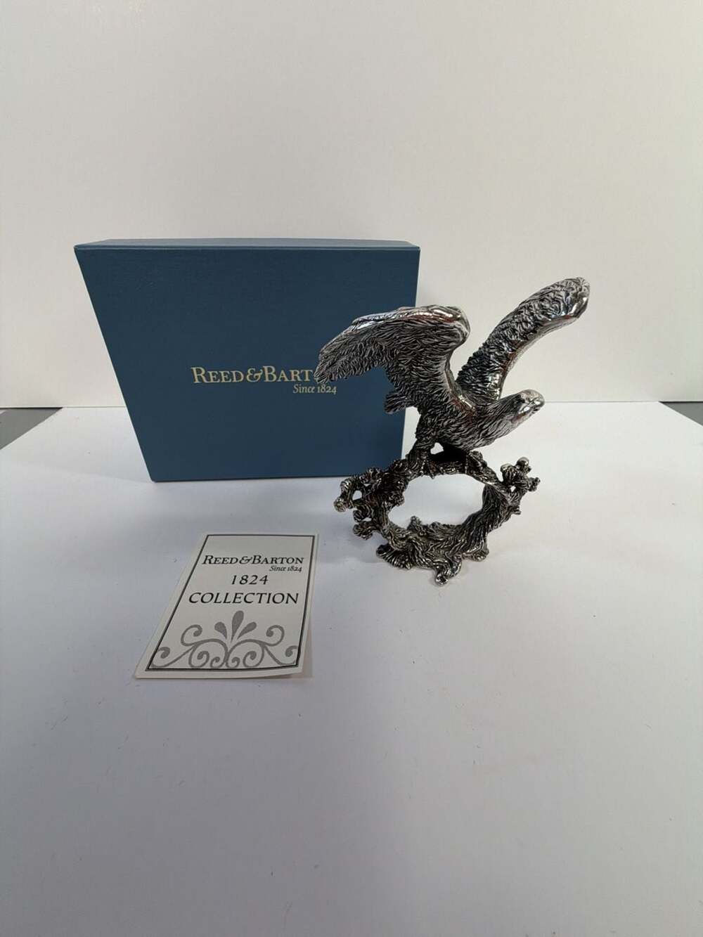 Reed & Barton Silverplate 1824 Collection Eagle Napkin Ring #1817